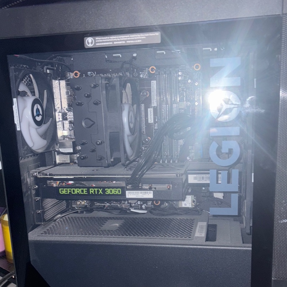 Lenovo Legion Gaming PC - Black with Silver Accents